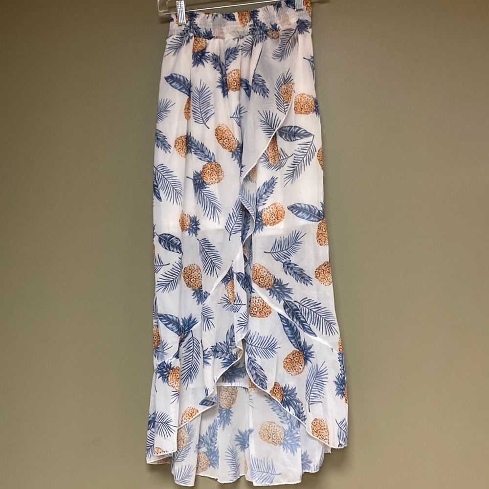 CUPSHE Ruffle Pineapple Skirt